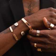 Final Sale - Metal Alchemist Mt. Ararat Cuff Bracelet | Trialchemy Bonded | Thin