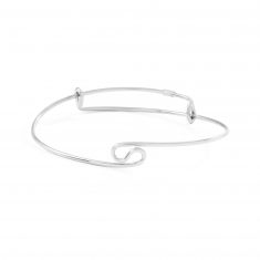 Metal Alchemist River's Bend Expandable Bangle | Sterling Silver | 0.060 Wire