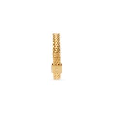 Metal Alchemist Woven Armor 6mm Gold-Filled Ring