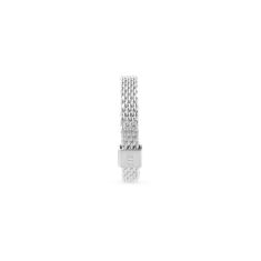 Metal Alchemist Woven Armor 6mm Sterling Silver Ring