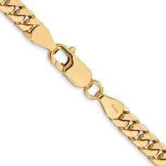 Miami Cuban 10k Yellow Gold Chain Necklace 5mm