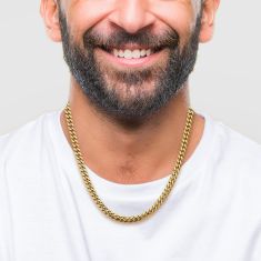 Miami Cuban 10k Yellow Gold Chain Necklace 5mm