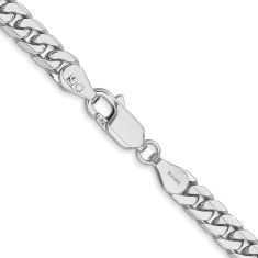 Miami Cuban 14k White Gold Chain Necklace 4.3mm