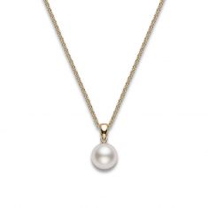 MIKIMOTO 11-12mm Akoya Cultured Pearl Pendant Necklace