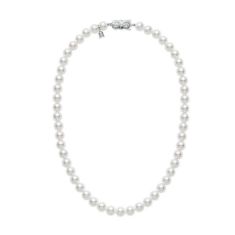 MIKIMOTO 6-6.5mm Akoya Cultured Pearl White Gold Strand Necklace