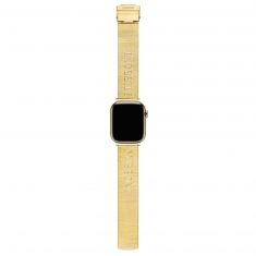 Missoni Lettering Apple Watch Strap Ion-Plated Yellow Gold | 42mm, 44mm, & 45mm | BRMW70G