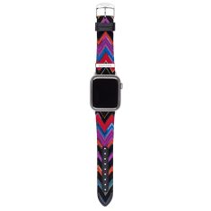 Missoni Sport Apple Watch Strap Multicolor Authentic Zigzag Fabric 42mm, 44mm, and 45mm - SLMW1030FSG