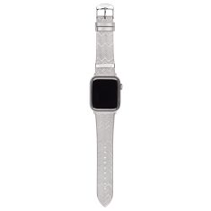 Missoni Sport Apple Watch Strap Silver-Tone Authentic Zigzag Fabric 42mm, 44mm, and 45mm - SLMW1040FSG