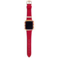 Missoni Zigzag Apple Watch Cover and Strap Gift Set Red Leather 41mm - CSLMW1020YL