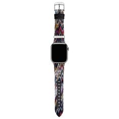 Missoni Zigzag Apple Watch Strap Multicolor Chevron Leather | 42mm, 44mm, & 45mm | SLMW1008FSG