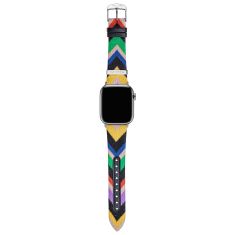 Missoni Zigzag Apple Watch Strap Multicolor Chevron Leather | 42mm, 44mm, & 45mm | SLMW1009FSG