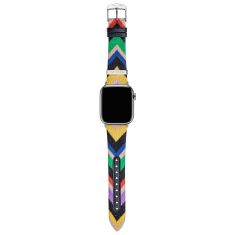 Missoni Zigzag Apple Watch Strap Multicolor Chevron Leather | 42mm, 44mm, & 45mm | SLMW1009FSG