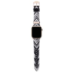 Missoni Zigzag Apple Watch Strap Multicolor Chevron Leather | 42mm, 44mm, & 45mm | SLMW1010FYG