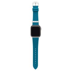 Missoni Zigzag Apple Watch Strap Turquoise Leather 38mm, 40mm, and 41mm - SLMW1455SL