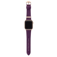 Missoni Zigzag Apple Watch Strap Violet Leather 38mm, 40mm, and 41mm - SLMW1115RGL