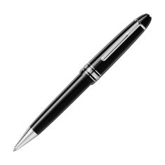Montblanc Black Meisterstück Platinum-Plated LeGrand Ballpoint Pen