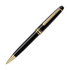 Montblanc Black Meisterstuck Gold-Plated Classique Ballpoint Pen