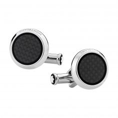 Montblanc Extreme 2.0 Stainless Steel and Carbon-Patterned Inlay Cufflinks
