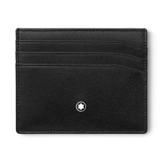 Montblanc Meisterstück Pocket Holder 6 Credit Card in Black Leather