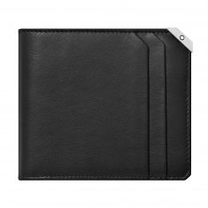 image of Montblanc Meisterstück Urban Black Leather Six Credit Card Wallet with sku:19997923