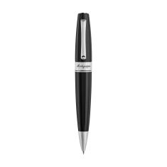 Montegrappa Magnifica Modern Classic Ballpoint Pen, Black, Satin Stainless Steel