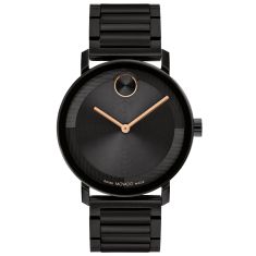 Movado BOLD Evolution 2.0 Black Ion-Plated Stainless Steel Watch 40mm - 3601112
