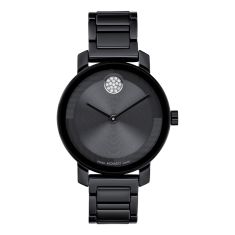 Instant | Minimalist Black & White Watch With Leather Straps