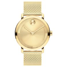 Versace Medusa Alchemy Gold Dial and Ion-Plated Yellow Gold Bracelet Watch  | 38mm | VE6F00623 | REEDS Jewelers