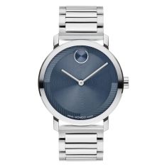 Movado Bold Evolution Blue Dial Stainless Steel Bracelet Watch | 40mm | 3601155