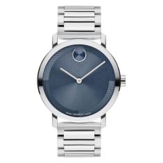 Movado BOLD Evolution Blue Dial Stainless Steel Bracelet Watch | 40mm | 3601155