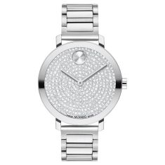 Movado BOLD Evolution Crystal Dial and Stainless Steel Bracelet Watch | 34mm | 3601151
