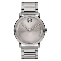 Movado Bold Evolution Grey Dial Stainless Steel Bracelet Watch | 40mm | 3601096