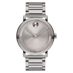 Movado BOLD Evolution Grey Dial Stainless Steel Bracelet Watch | 40mm | 3601096