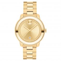 Movado BOLD Verso Pale Gold Ion-Plated Bracelet Watch | 38mm | 3600871