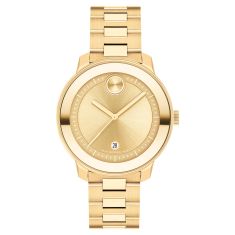 | Jewelers | Versace Greca REEDS 35mm Two-Tone Gold Dial | Bracelet VE6C00523 Time Steel Stainless