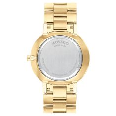Movado Faceto Diamond Yellow Gold-Tone Watch | 39mm | 0607483