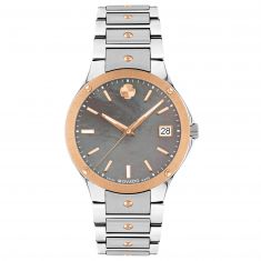 Movado SE Grey Mother-of-Pearl Dial Two-Tone Watch | 32mm | 0607705