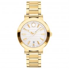 Movado Vizio Yellow Gold PVD Bracelet Watch | 32mm | 0607636