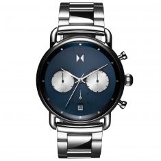 MVMT Blacktop II Astro Blue Chronograph Stainless Steel Watch | 42mm | 28000271-D