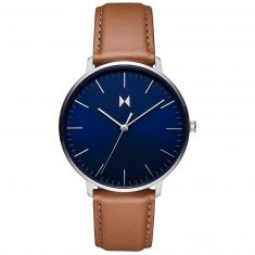 MVMT Legacy Slim Manta Blue Leather Strap Watch | 42mm | 28000211-D