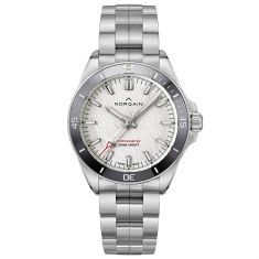 NORQAIN Adventure NEVEREST Glacier Dial Stainless Steel Automatic Watch 40mm - NN1001SC3CA/GL101/150SS