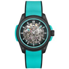 NORQAIN Independence Wild ONE Skeleton Dial Turquoise Watch | 42mm | NNQ3000QBQ1ASB73W1QBR20BQ