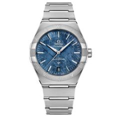OMEGA Constellation Co-Axial Master Chronometer Blue Meteorite Dial Stainless Steel Watch 41mm - O13130412199003