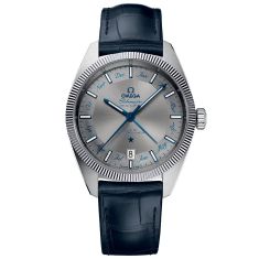 OMEGA Constellation Globemaster Co-Axial Master Chronometer Annual Calendar Blue Leather Strap Watch 41mm - O13033412206001