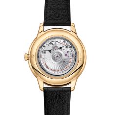 OMEGA De Ville Prestige Co-Axial Master Chronometer Green Dial Yellow Gold and Black Leather Strap Watch 41mm - O43453412110001
