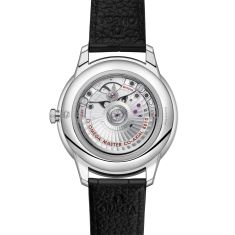 OMEGA De Ville Prestige Co-Axial Master Chronometer Power Reserve Salmon Pink Dial Black Leather Strap Watch | 41mm | O43413412110001