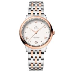 Omega silver and gold watch outlet