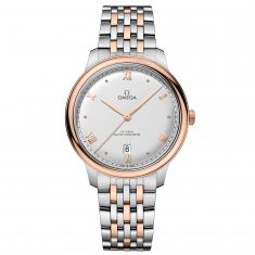 OMEGA De Ville Prestige Co-Axial Master Chronometer Silver Dial Steel and Sedna Gold Watch | 40mm | O43420402002001