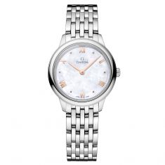 OMEGA De Ville Prestige Quartz Mother-of-Pearl Dial Stainless Steel Watch | 27.5mm | O43410286005001