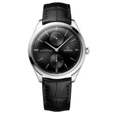 OMEGA De Ville Trsor Co-Axial Master Chronometer Black Leather Strap Watch 40mm - O43513402201001
